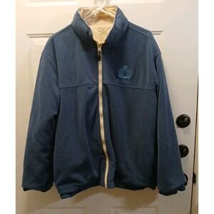 Alaska Princess Cruise Jacket Reversible Fleece Full Zip Fishing Medium Unisex